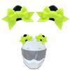 2Pcs Butterfly Knot Helmet Decoration Driving Styling Helmet Accessories  for Riding Sking