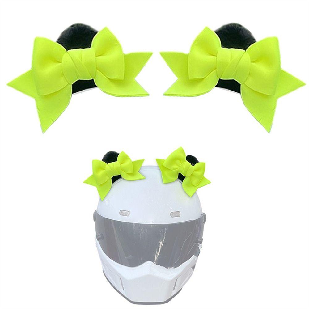2Pcs Butterfly Knot Helmet Decoration Driving Styling Helmet Accessories for Riding Sking