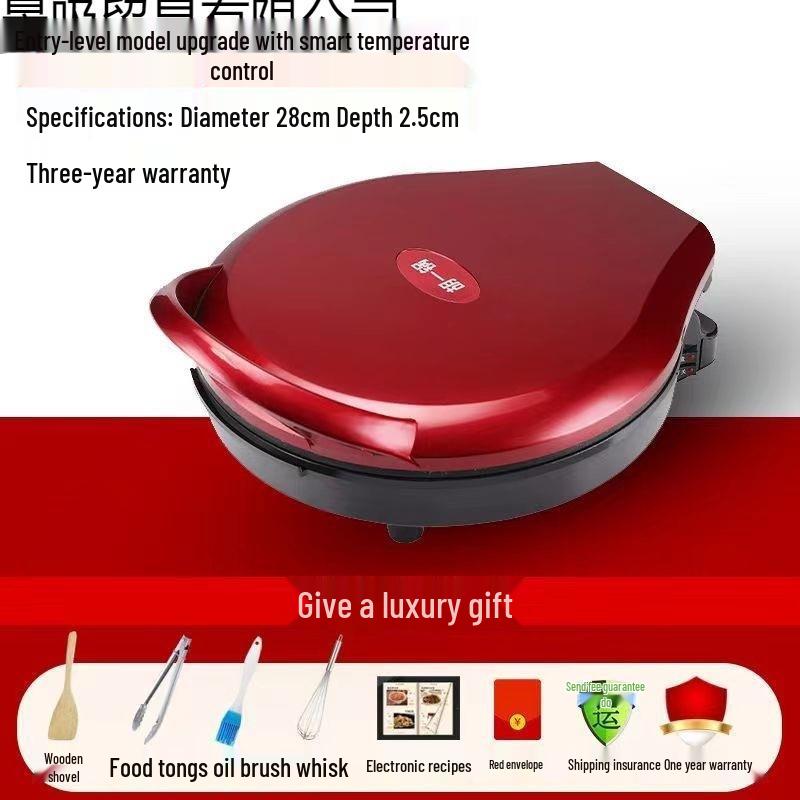 Double-Sided Electric Griddle: Multifunctional Pancake & Crepe Maker, New Deepened Model
