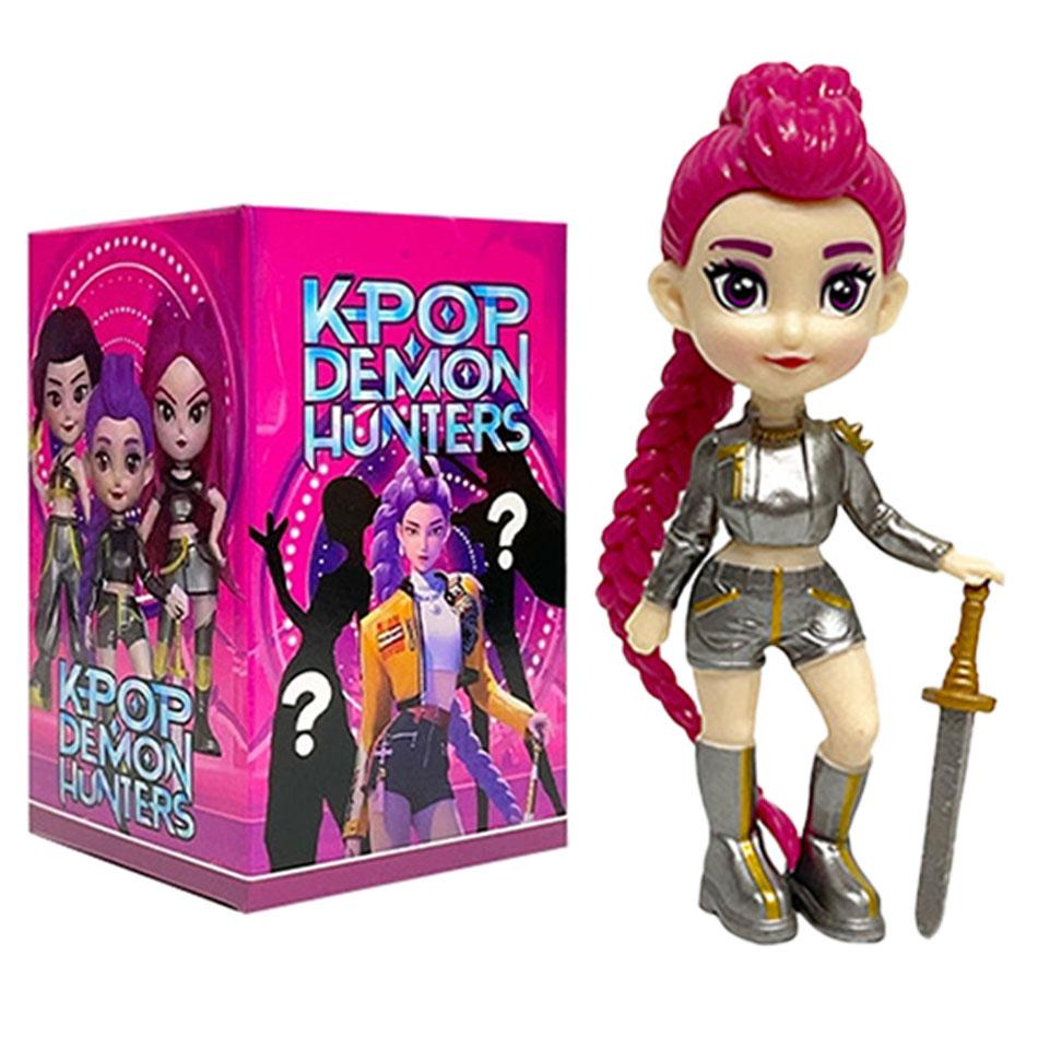 Anime Figure K-pop Demon Hunters with Box Kawaii Boys Girls Gifts For Kids Fans Halloween Christmas Figure Decorative Gifts