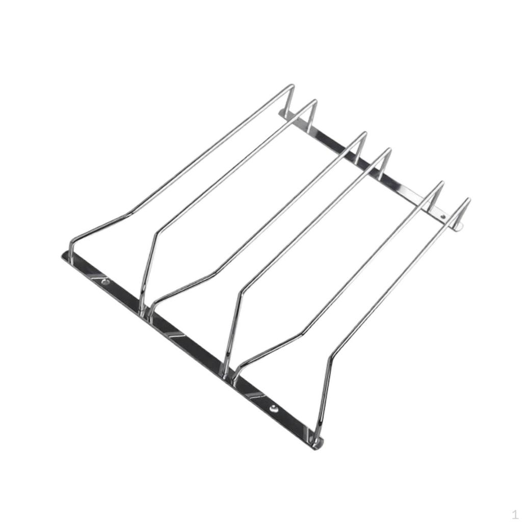 Glass Holder, Hanging Metal Rack, Practical Storage Under Kitchen Cabinets, Easy Assembly,