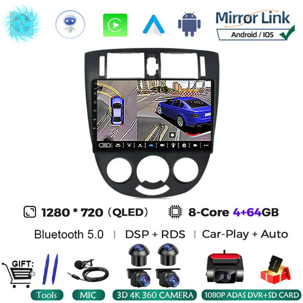 For Chevrolet Lacetti J200 For Buick Excelle Hrv For Daewoo Gent Android 14 Radio GPS Navigation Stereo Multimedia Player 2din