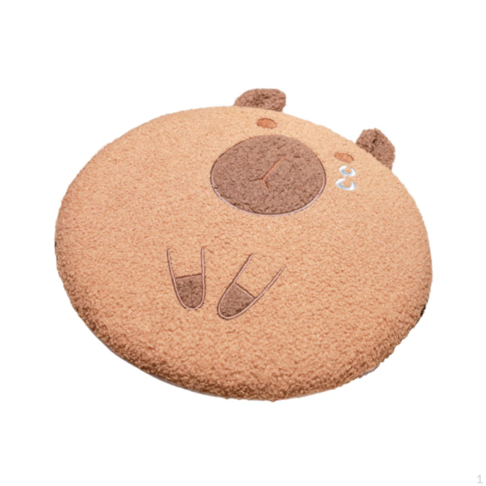 

Очаровательная плюшевая подушка для стула Capybara для уютного домашнего декора Shed Tears