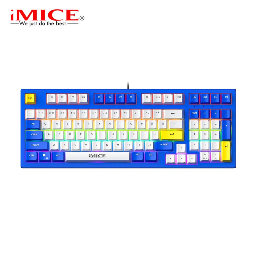 IMICE Mechanical Gaming Keyboard with Blue, Red, Tea, and Black Switches