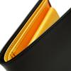 ETTINGER Leather Bifold Wallet Purse Black BILLFOLD WITH 3 COIN PURSE BH141JR BLACK [Ettinger] Men's (Coin Included) C/C & [Item]