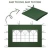 Gartenschatten-Oberteil Oxford-Gewebe Outdoor Tragbar Ohne Gestell-Oberteil Schatten 3*2m Zelt Unterstand Wasserdichter Unterstand Seitenzelte