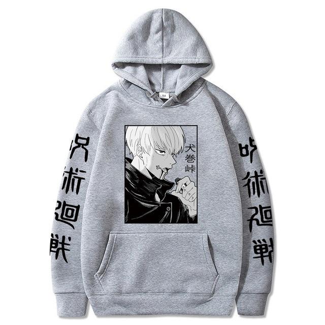 Sunman Jujutsu Kaisen Spell Back Battle Pop Print Hooded Spring Sweater Hoodie Men And Women