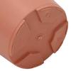 Flower Pots 6 Pcs Terracotta Red Ø 19 X 16 Cm Plastic