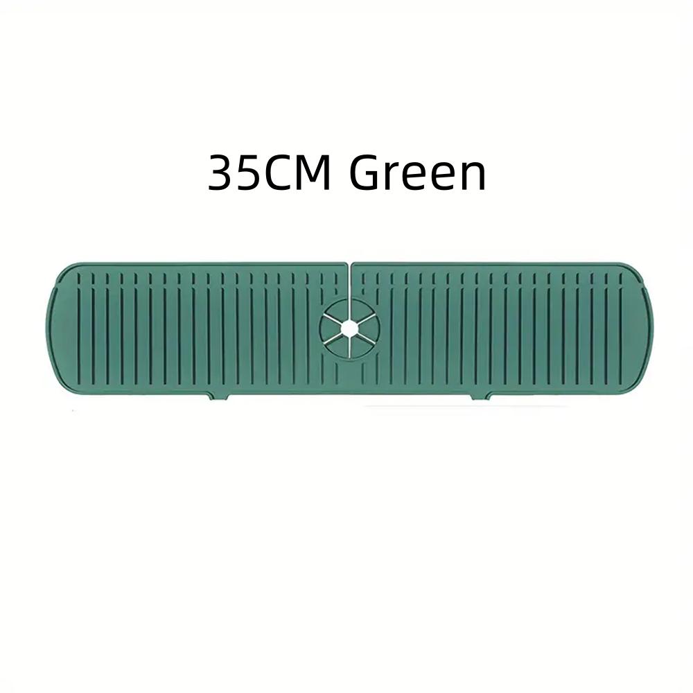 Silicone Drain Mat, Kitchen Faucet Sink Splash Guard,  Sink Draining Pad Behind Faucet,For Kitchen & Bathroom Countertop Protect