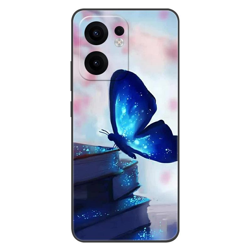 For OPPO Reno13 F Case 13F Flowers Silicone Soft TPU Back Cover For OPPO Reno 13F 5G Case CPH2699 Coque Shockproof Fundas