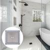 Square Bathtub Drain Cover Stainless Steel Anti-blocking Strainer Shower Drain Strainers  Bathroom