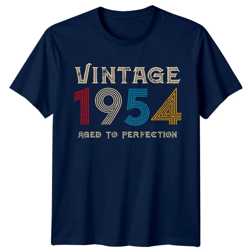 Vintage 1954 Aged To Perfection Unisexs TShirt 72nd Birthday Gift