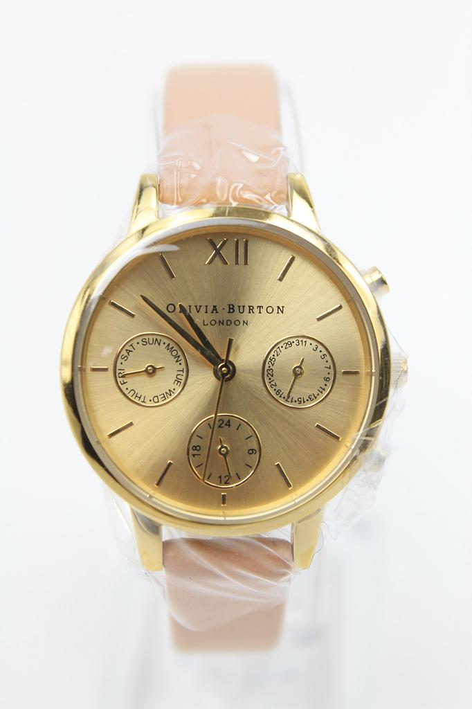 Olivia Burton Leather Analog Watch OB15CGM55 (Used) [Used]