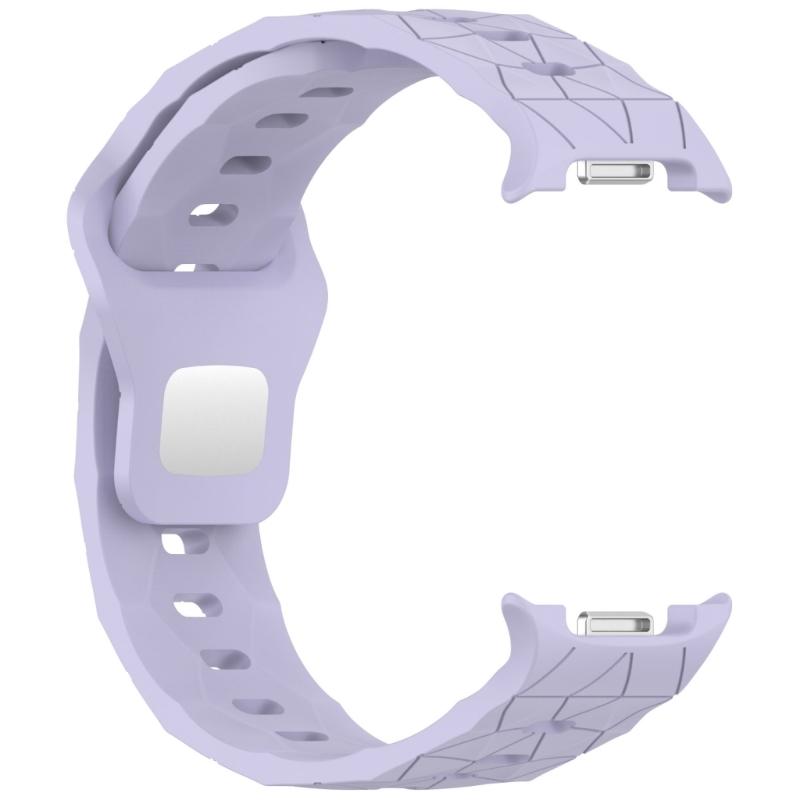 Adjustable Soccer Texture Watch Band For 8 Lightweight Breathable Silicone Gym Office Daily Use