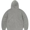 ThIs Is Never That Waffle Lined Zip Up Hoodie Dark Grey