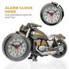 Vintage Motorcycle Alarm Clock Quartz Core Accurate Timing Decorative Unique Gift for Motor Lovers Creative Home Decor