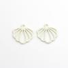 5Pcs Zinc Alloy Scallop Charms Hollow Out DIY Jewelry Earring Making Accessories Scallop Pendant