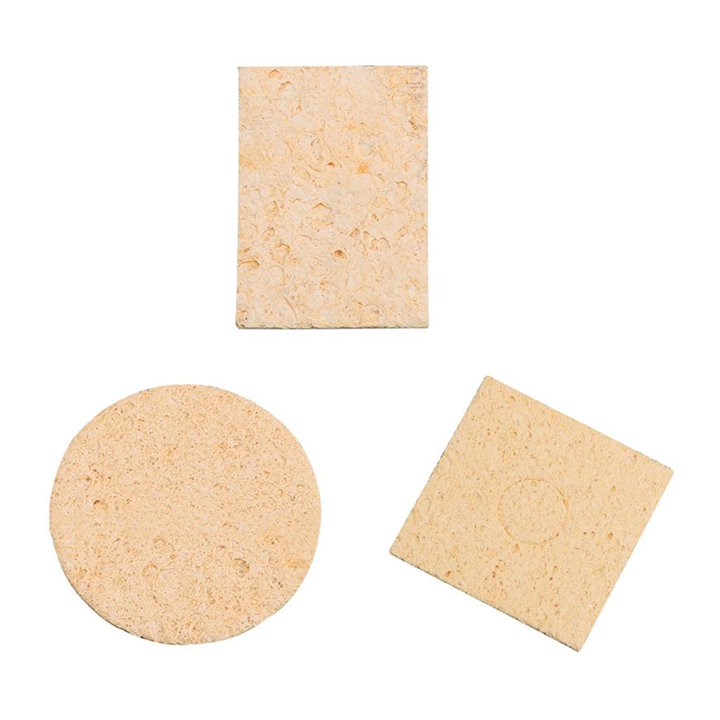50pcs Soldering Iron Cleaning Sponge Enduring Condense Sponges for Welding Tips