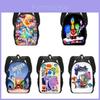 Adorable Inside Out 2 Cartoon Backpack For Kids Spacious Polyester School Bag