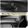 For Tesla Model Y 2021-2024 Car Wiper Protective Cover Wiper Dustproof Protection Bottom Sleeve Car Wiper Hole Cover Accessories