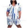 Women's, Printed Fashion Casual Street Wear Jumpsuit Shorts