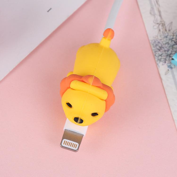 Uroczy Kreskówkowy Uniwersalny Ochraniacz Kabla - Osłona Ładująca Zapobiegająca Pękaniu