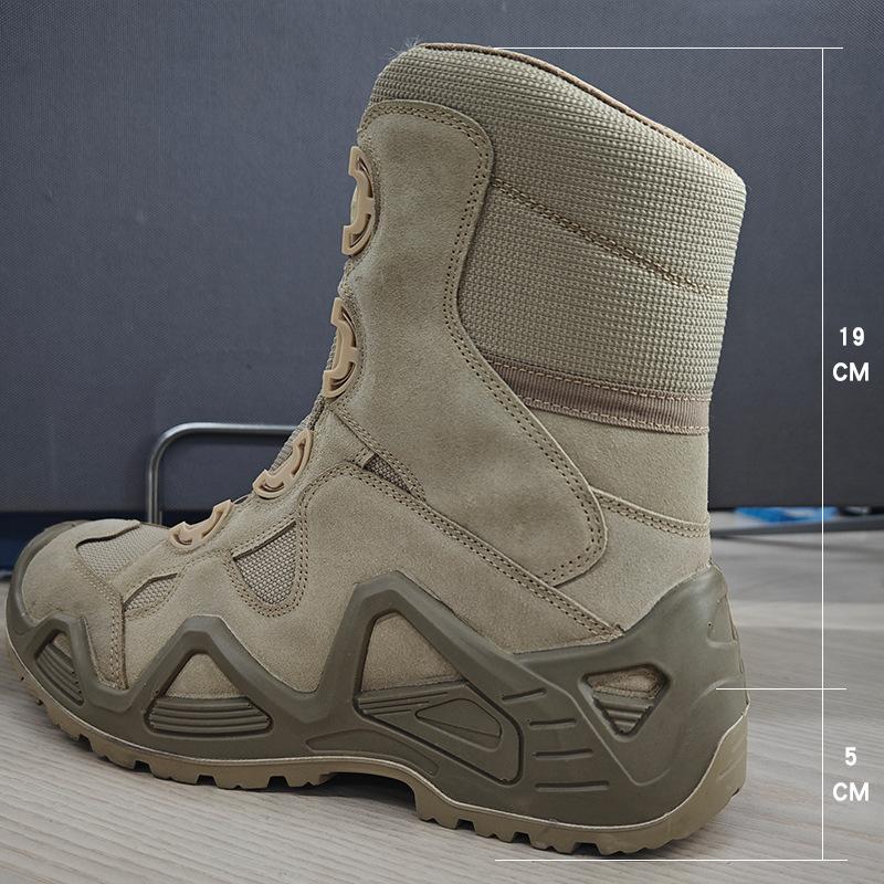 Hersteller Outdoor Militär Fans Stiefel Bergsteigerschuhe Kampf Wasserdicht Wandern OEM