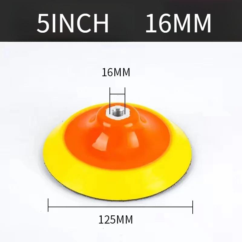 For Car Polisher Grinder Stone Polishing Pad Polishing Backing Pad Sanding Disc Plate With M10 M14 M16 Thread