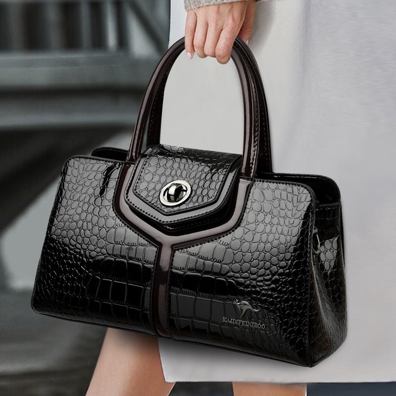 Luxury Large Capacity Handbags Top Quality Patent Leather Casual Tote Bag Designer Women Bags Shoulder Crossbody Bags for Women