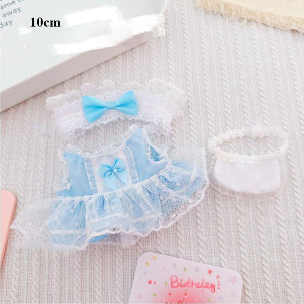 

З пов язкою на голову, сумки, милі сукні принцеси 10/20/40 см, бавовняні ляльки/ляльки-ідоли EXO 10cm синій