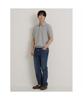 Binpolmen Cotton Silk Collared Neck Knit Gray