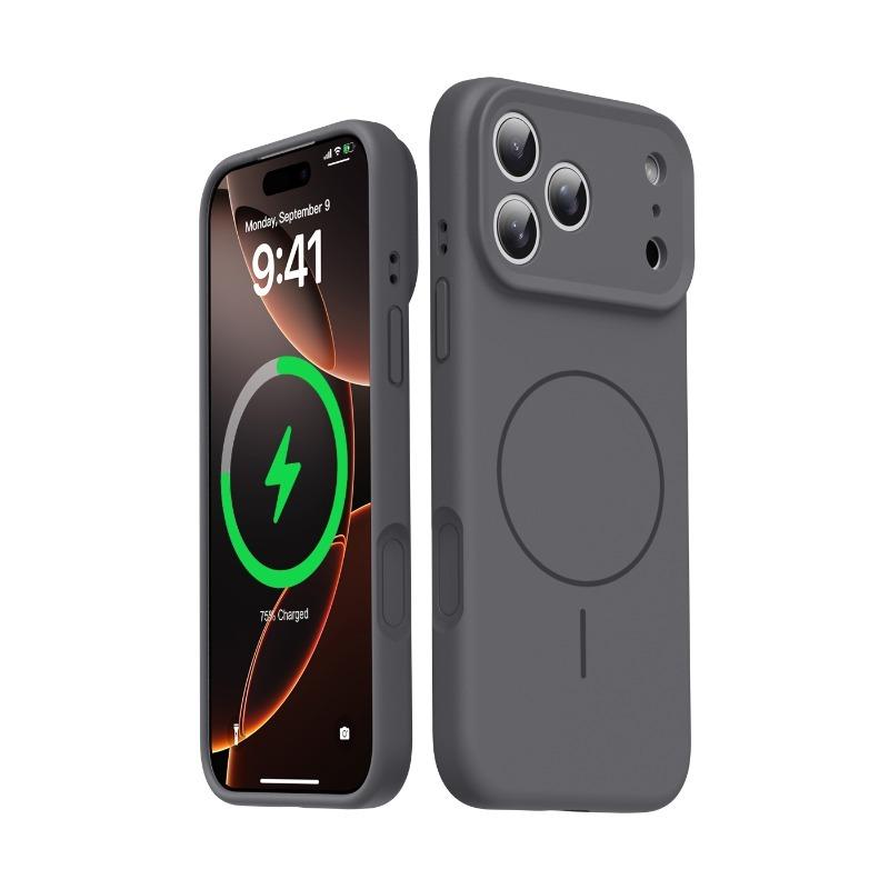 Original Liquid Silicone Case For iPhone 17 16 15 14 13 Pro Max 17Pro 16Pro 17 Air For Magsafe Magnetic Soft Protect Cases Cover