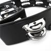 Drum Set Half Moon Tambourine with Mounting Eye Bolt Hi-Hat Tambourine with Double Row Jingle Easy Installation