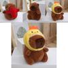 Adorable Capybara Plush Keychain Cute Cartoon Doll With Premium Pp Cotton Filling For Accessories