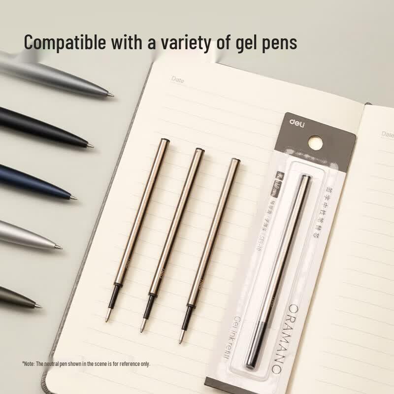 Deli SE9-10 Retractable Gel Pen Refills
