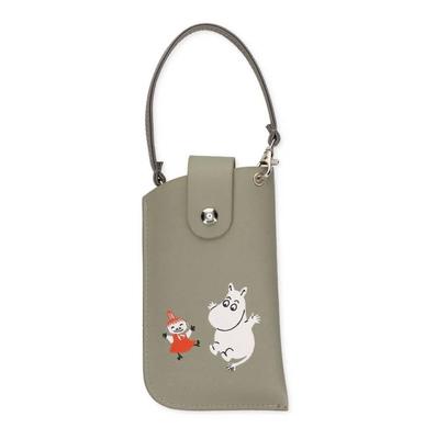 Moomin Flat Glasses Case with Pass Case Waiwai