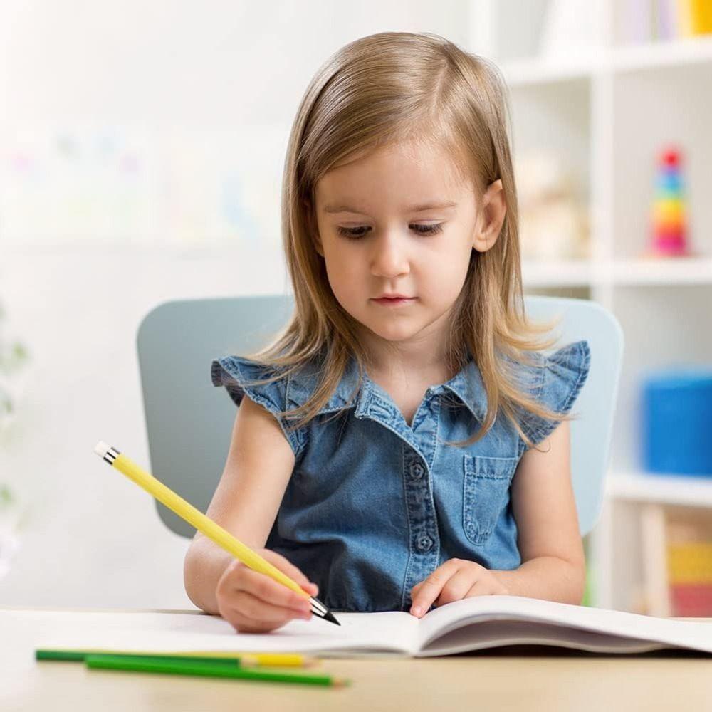 Solid Color Unlimited Writing Pencil Reusable Eternal Pencil Forever Pencil  Painting Art