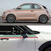 Car Vinyl Decals Italy Flag Racing Stripes Graphics Side Door Italian Style Sticker Accessories For Fiat 500 Abarth 595 695 500C