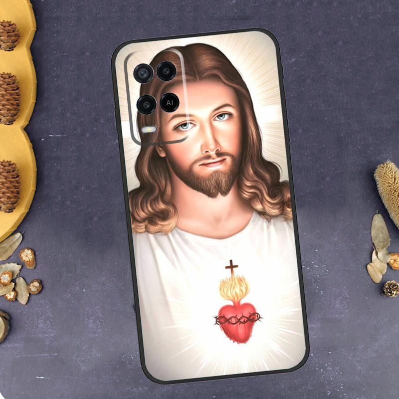 Divine Mercy Jesus Phone Case For Oppo A94 A74 A54 A15 A18 A38 A58 A78 A98 A40 A60 A80 A16 A76 A96 A57S A17 A77