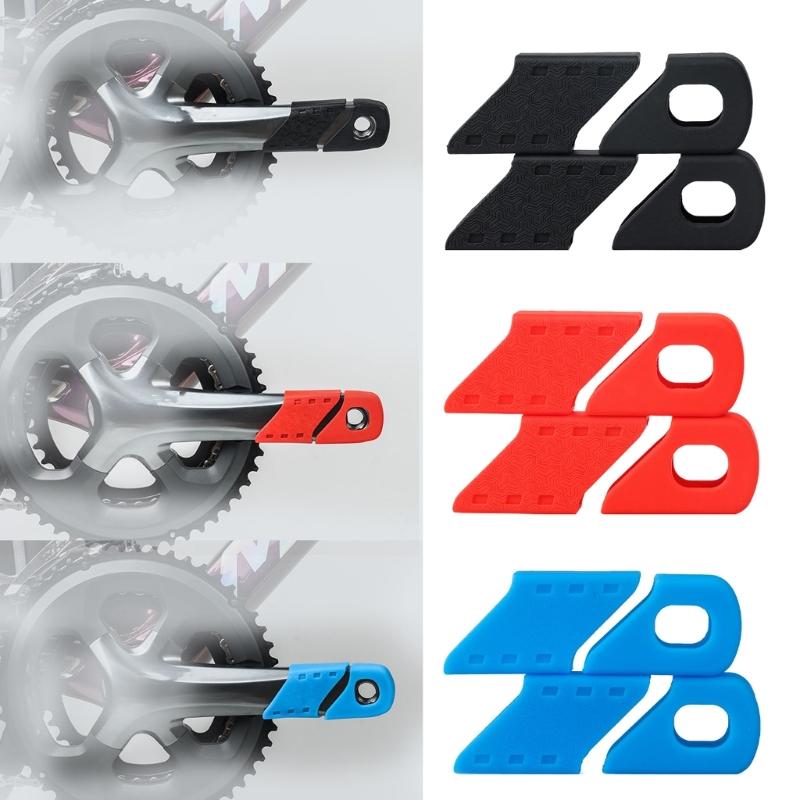 2pcs Bike Cranks Cover Guards Soft Durability Bike Cranks Protectors Suitable for Various Cycling Conditions