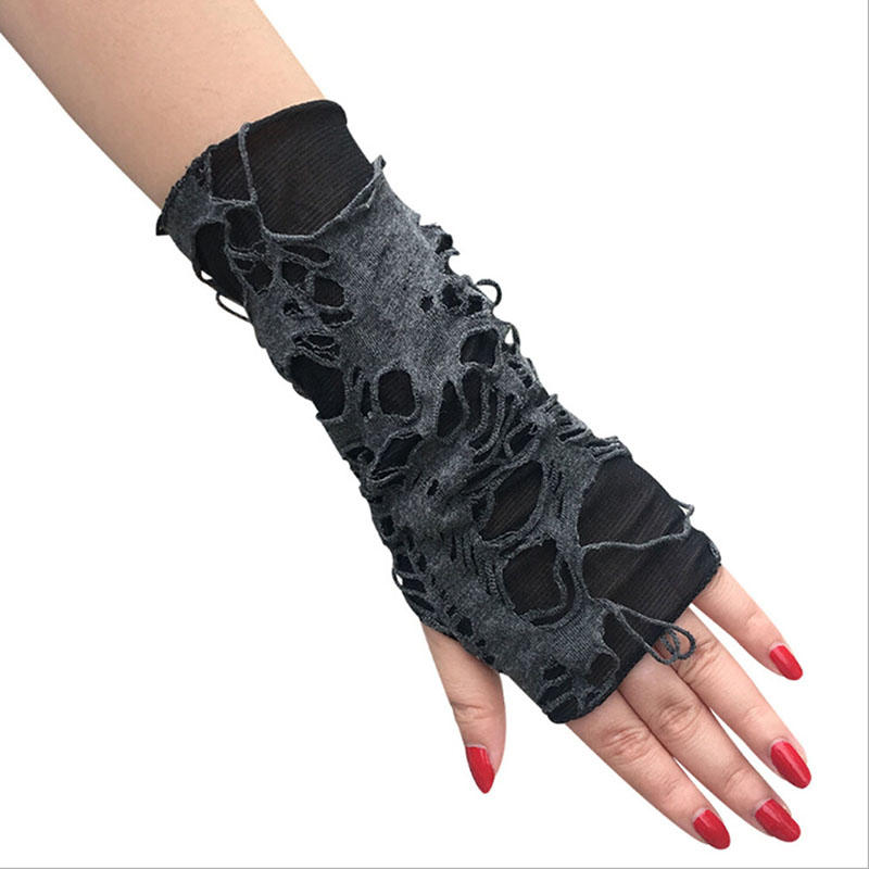Clubwear Fingerless Long Gloves Halloween Gloves Punk Disco Mittens Cosplay Props