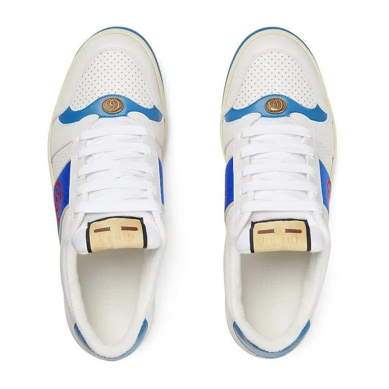 Gucci Screener 'Interlocking G - White Blue' 765054 AACV8 9055