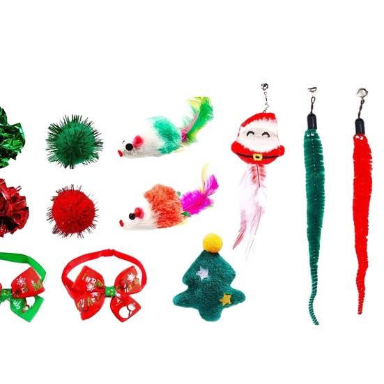 Cat Advent Calendar Interactive Countdown Blind Box 46015 Cat Teasing Toys Bow