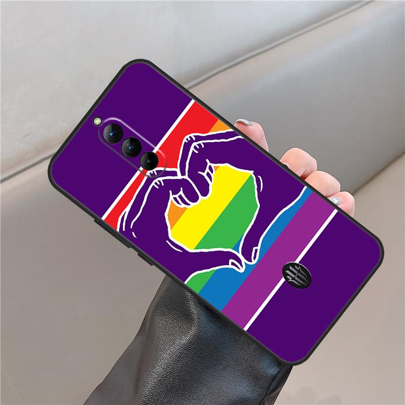Gay Pride LGBT Rainbow Flag Case For ZTE Nubia Red Magic 10 Air 10S 9S 8S 6S 7S Pro For RedMagic 8 9 10 11 Pro Plus Cover