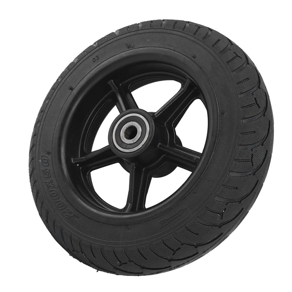 8 Zoll 200x50 Reifen Gummi Rutschfest Starker Grip Elektroroller Vollreifen für Elektroroller