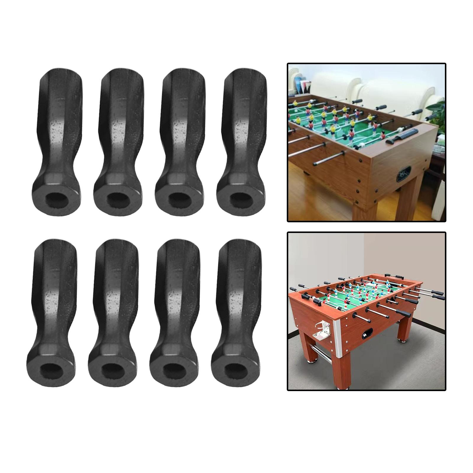 8 Pcs Football Table Handles Replacement Foosball Handle Bar Foosball Table чёрный