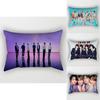 Boys Kpop Bangtan Bts Print Pillowcase Cover Bed Seat Square Pillow Cover Home