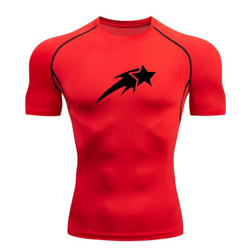 Men's Compression Athletic T-shirt, Quick Dry Breathable 5-P