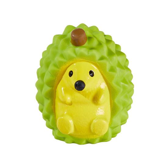 

Pet Toy Molar Teeth Guard Soft Tough Chew Toy Cartoon Fruit Animal Design Bite-Resistant Tooth Cleaner Dog Toy with Built-in