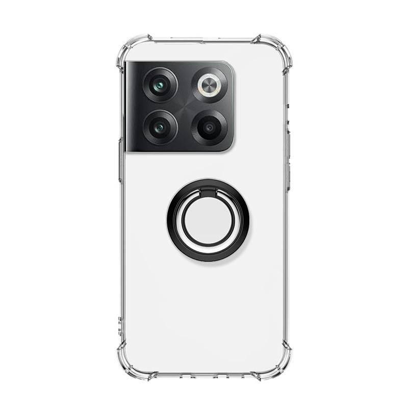 Ring Stand Transparent Defense Ochranné Nárazuvzdorné pouzdro Držák držáku Oneplus ACE2 Pro Průhledný měkký silikonový TPU Airbag Zadní kryt telefonu